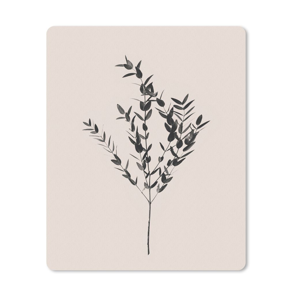 MuchoWow Mauspad Mousepad Pflanzen - Grün - Natur 19x23 cm - Mousepads - Maus Mat - Pad - Mausunterlage - Mauspads - Spielen