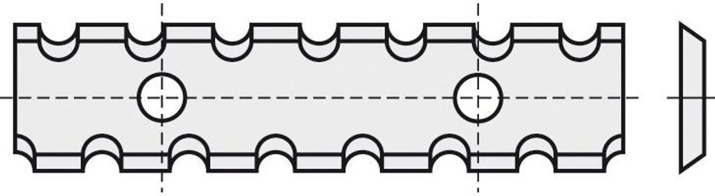 BRÜCK HW-WP 30 x 12 x 1,5 mm HC05 mit Spanbrechernuten | 40301288