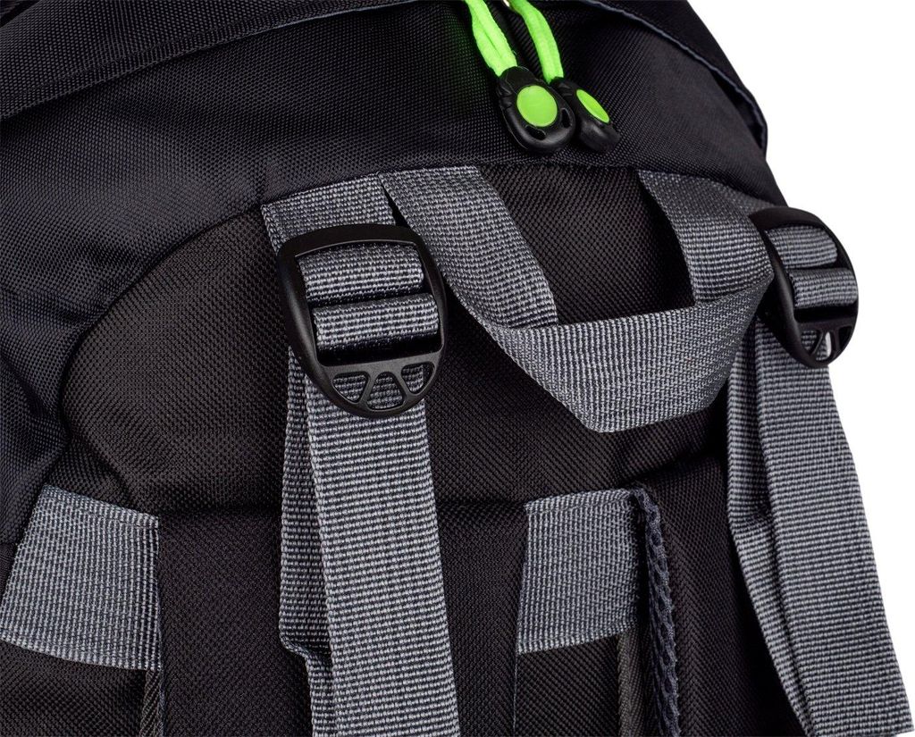 ACRA Adventure 50 L Rucksack für Bergwanderungen, schwarz, BA50-CRN
