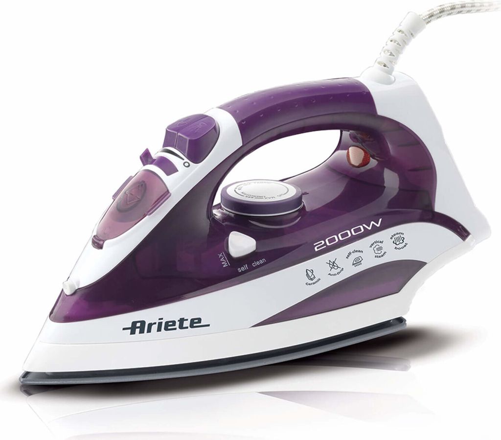Ariete 6235 Fer à repasser à sec ou à vapeur Semelle en Image du produit 