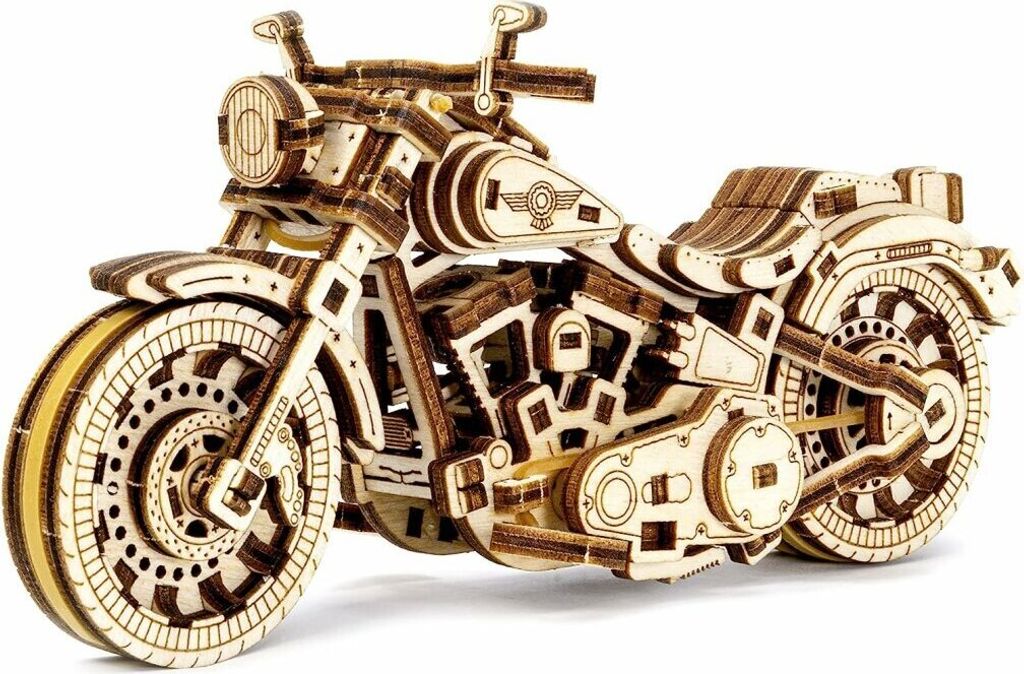 Puzzle 3D WOODEN CITY Motocykl Cruiser V-Twin 168 elementów Zdjęcie produktu 