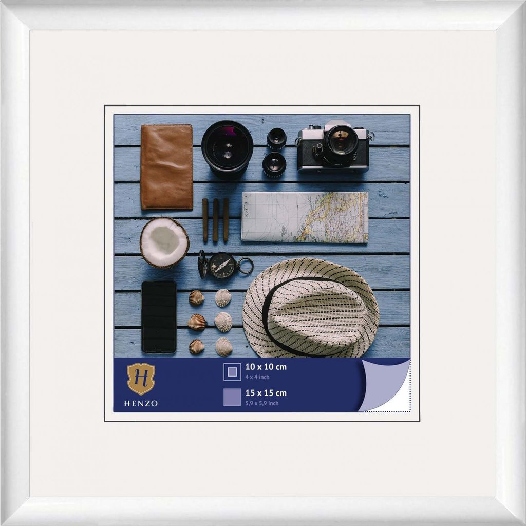 Henzo plastový fotorámeček Napoli 15x15 cm bílý, normalní Obrázok produktu 