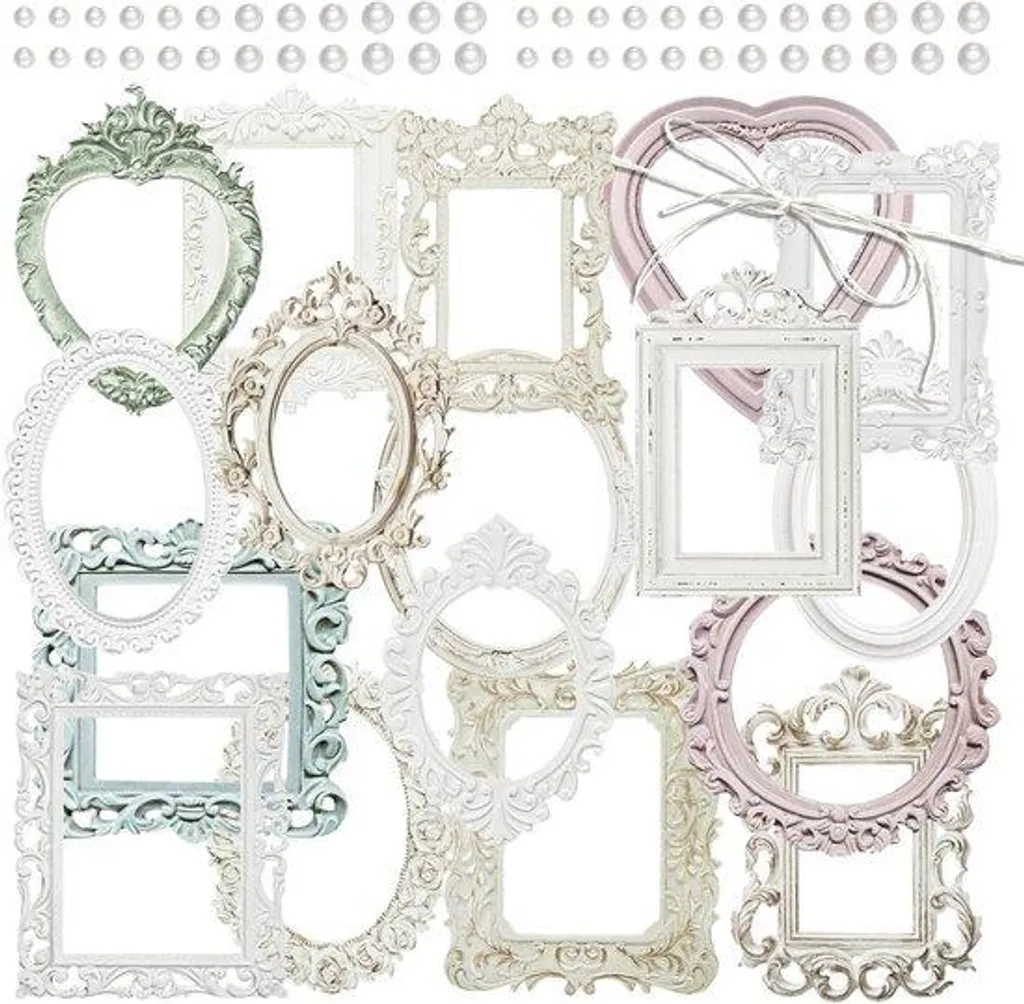 Cadres loisirs créatifs rétro - Set de 4 pour exposer vos créations DIY
