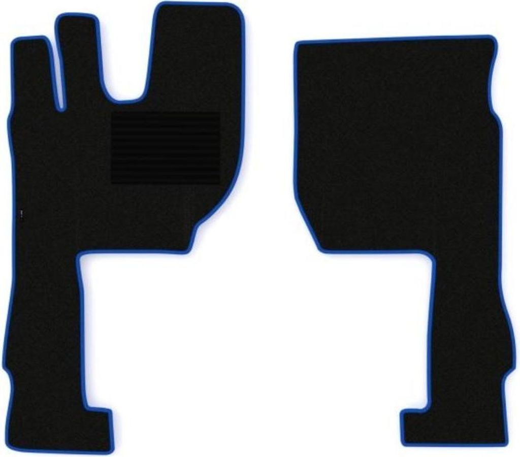F-CORE Universal-Fußmatten MT32 BLUE Vorne Textil für VOLVO FH 4