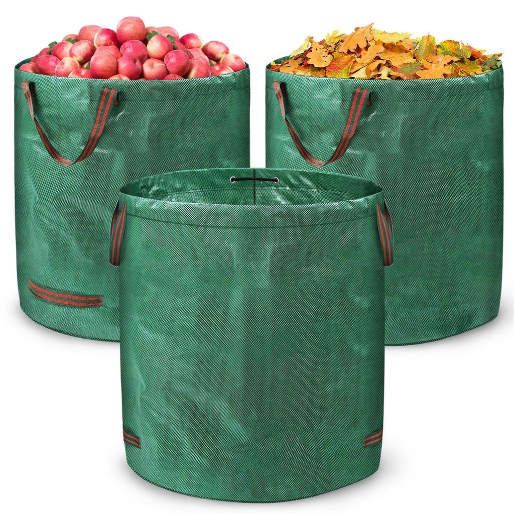 LARS360 3 Stück 272L Gartensack  Gartenabfallsack Stabil PP Produktbild 