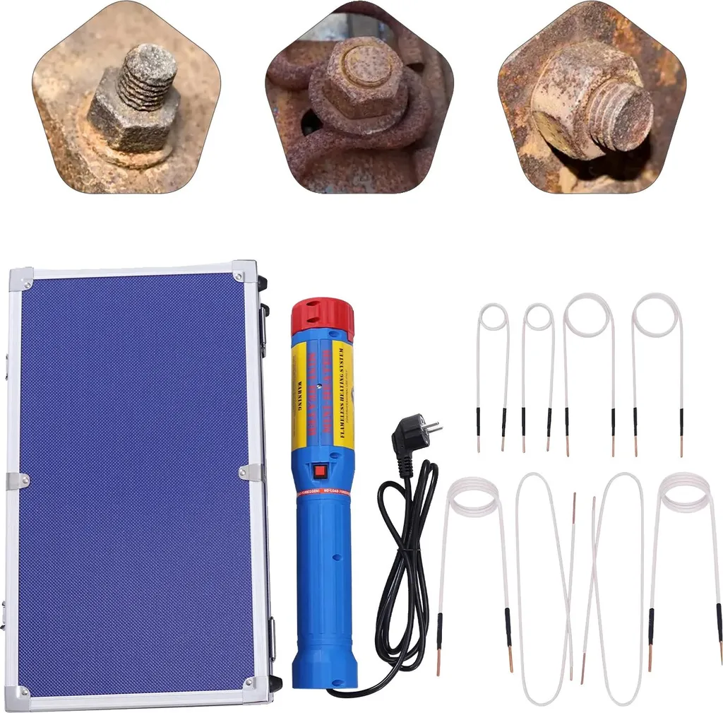 Chauffage induction 1100W 800°C rapide pour boulons et mécanique