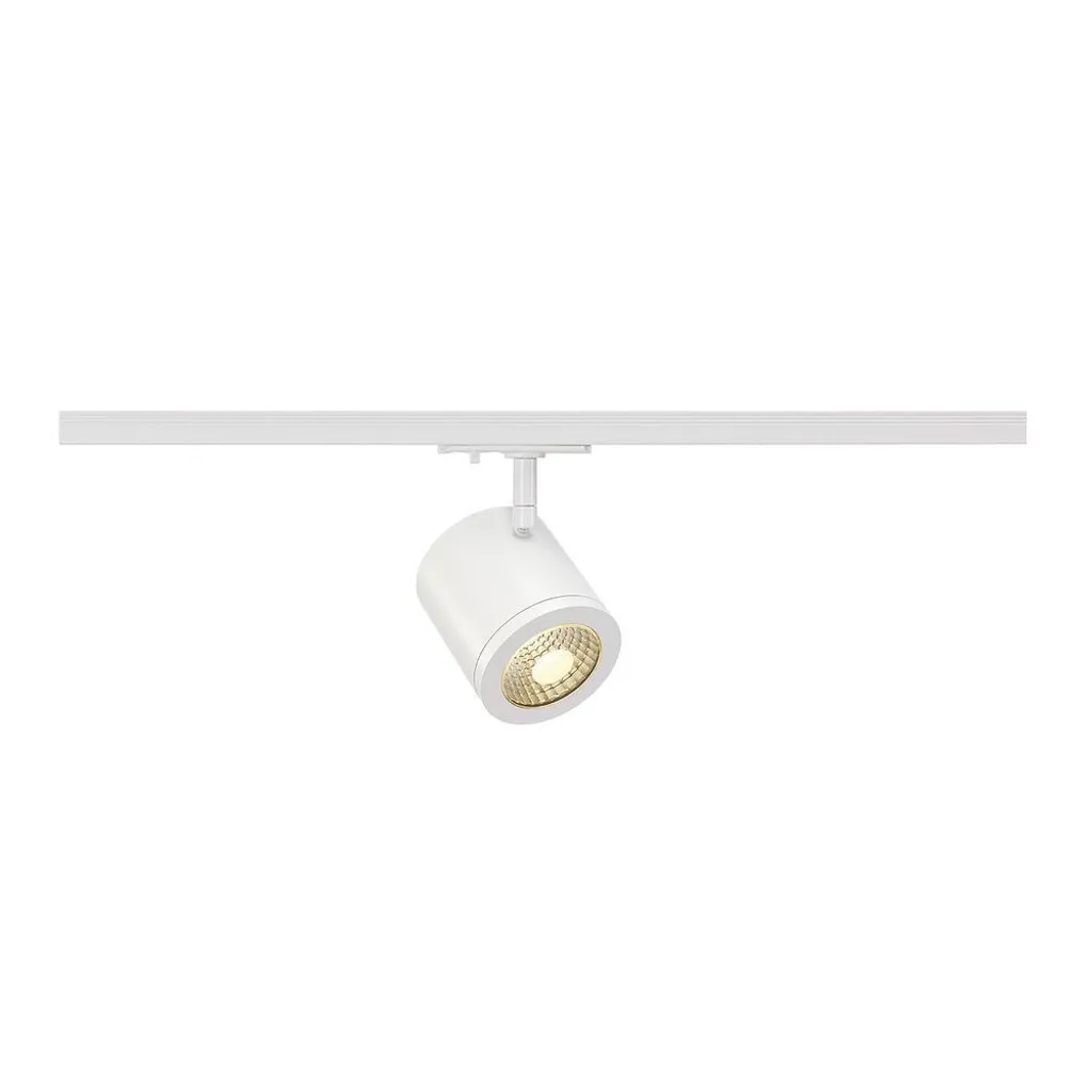 SLV ENOLA_C Spot LED blanc 9W 3000K 55° avec adaptateur rail monophasé