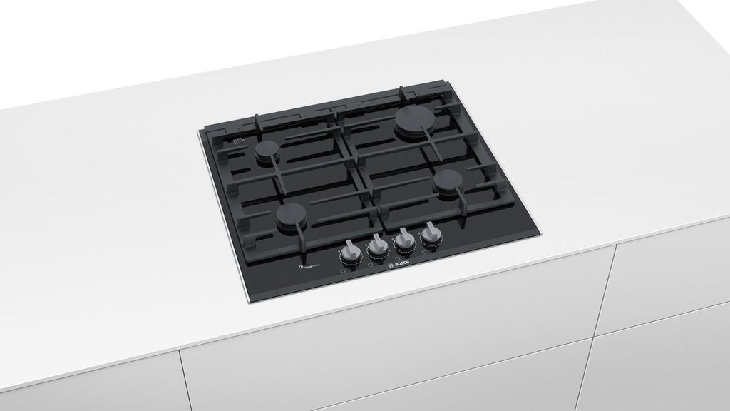 Bosch Gaskochfeld 60 cm Glaskeramik Schwarz PRP6A6B70D Produktbild 11