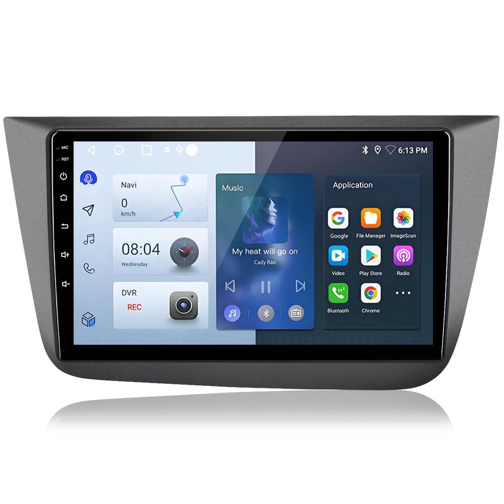 1+32GB Carplay 9''HD Für Seat Altea 2004-2016 Android13 Obrázok produktu 