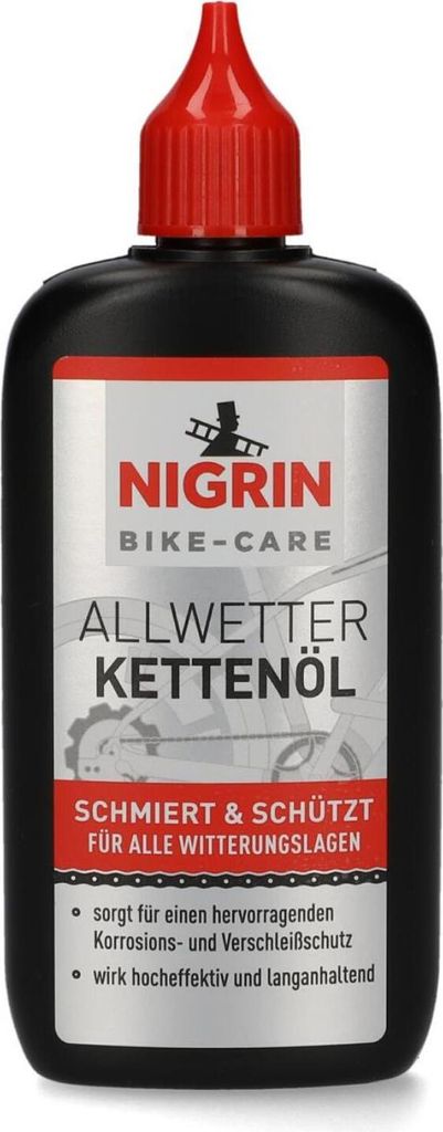 NIGRIN Bike-Care Kettenöl-Allwetter, 100 ml Produktbild 