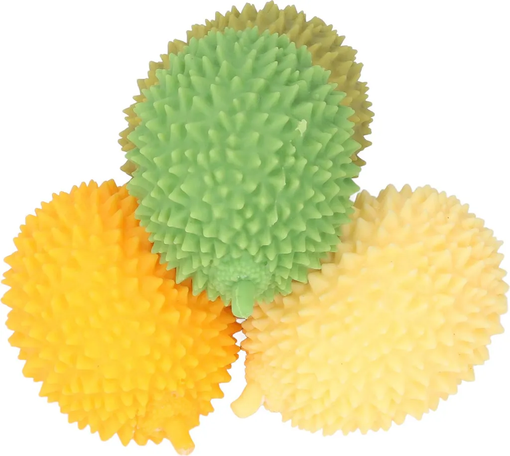 Balle anti-stress durian en lot de 12 malaxeurs sensoriels colorés