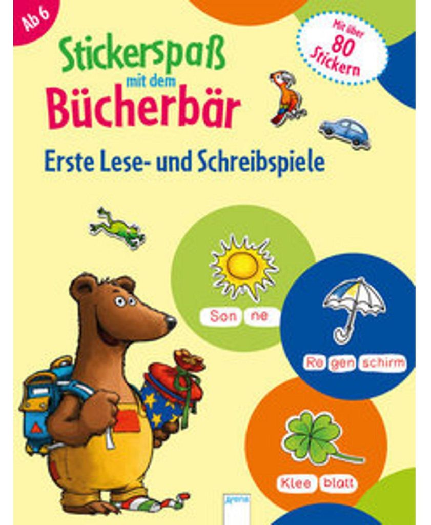 Stickerspass mit dem Buecherbär