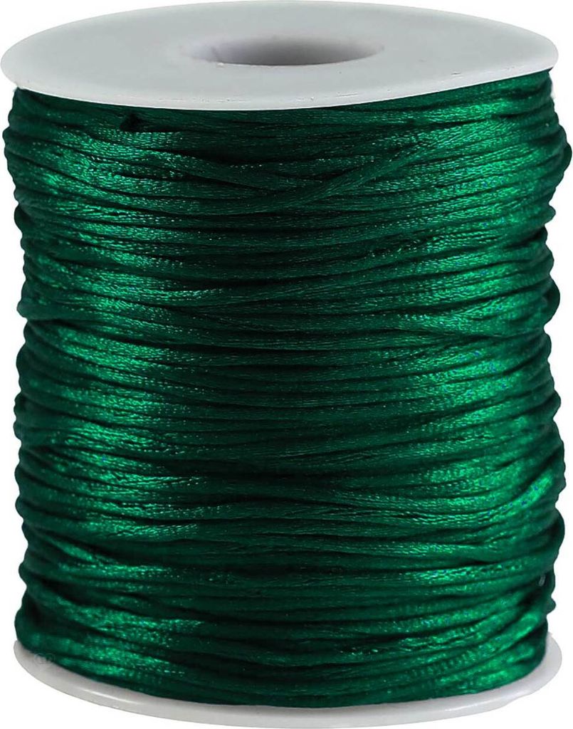 Satinschnur 80m x 1mm Flechtschnur Kumihimo Bastelschnur Geschenkschnur