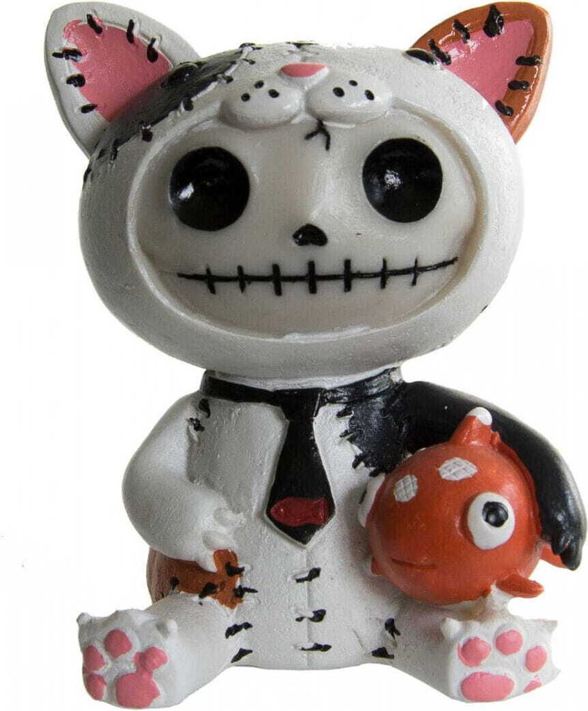 Große Mao Mao Furrybones Figur Katze als Geschenk für Gothic Fans