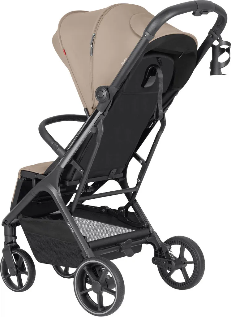 Poussette Nova Canella Beige : finis les chocs sur chemins difficiles - 2