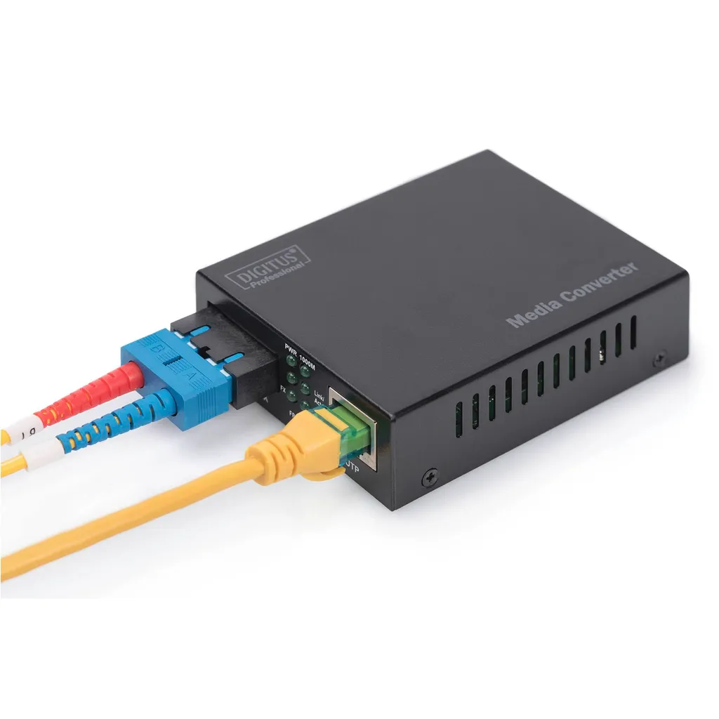 Convertisseur Gigabit Ethernet Multimode SC Portée 0.5km Haut Débit 1G - 10