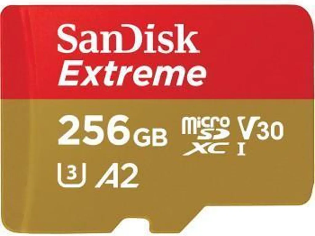 SanDisk Extreme Micro SDXC 256 Go 160 Mo/s A2 pour Gaming et Vidéo 4K
