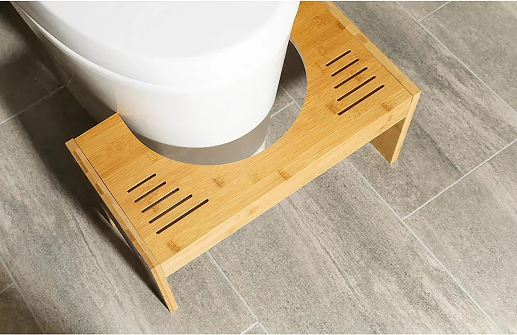 Tabouret de toilette bambou : solution contre constipation et douleurs - 2