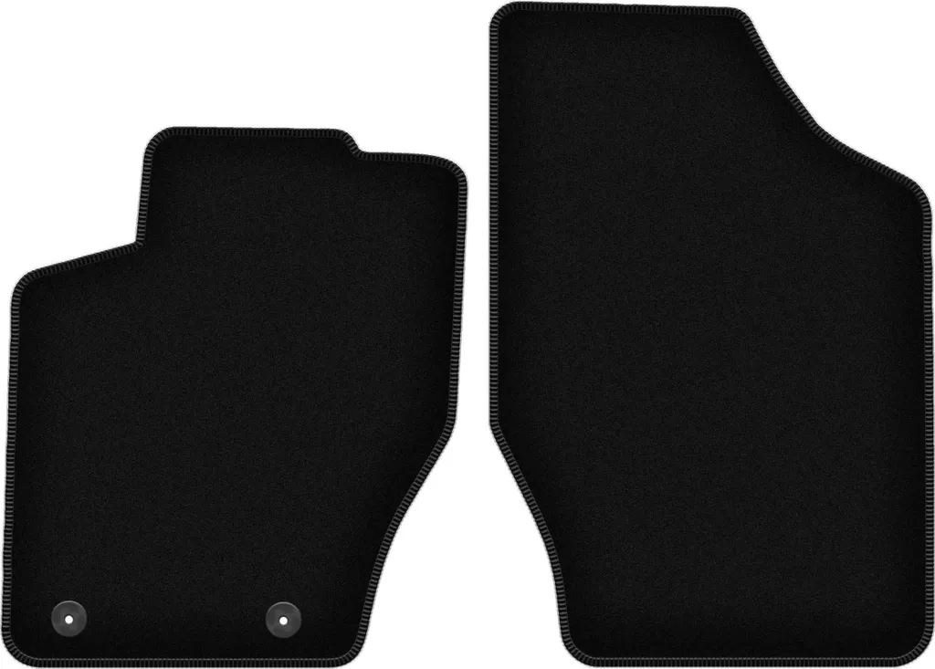 Tappetini Su Misura Peugeot 307 Neri Velluto Elegance - 2 Pezzi