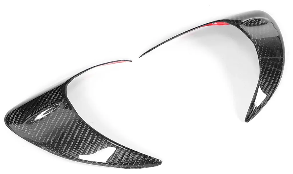 Enjoliveurs de phares carbone 3K ultra légers pour coupé sport 86