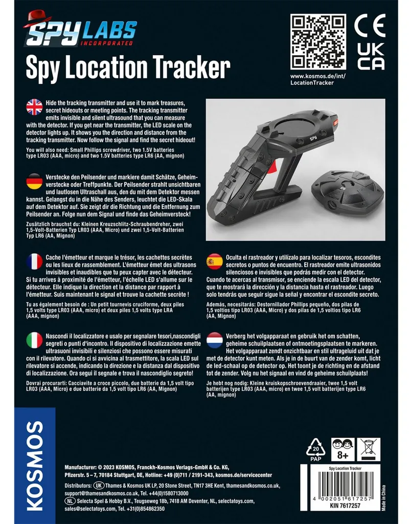 Traceur Espion Spy Labs avec Alerte Sonore pour Enquêtes et Filatures