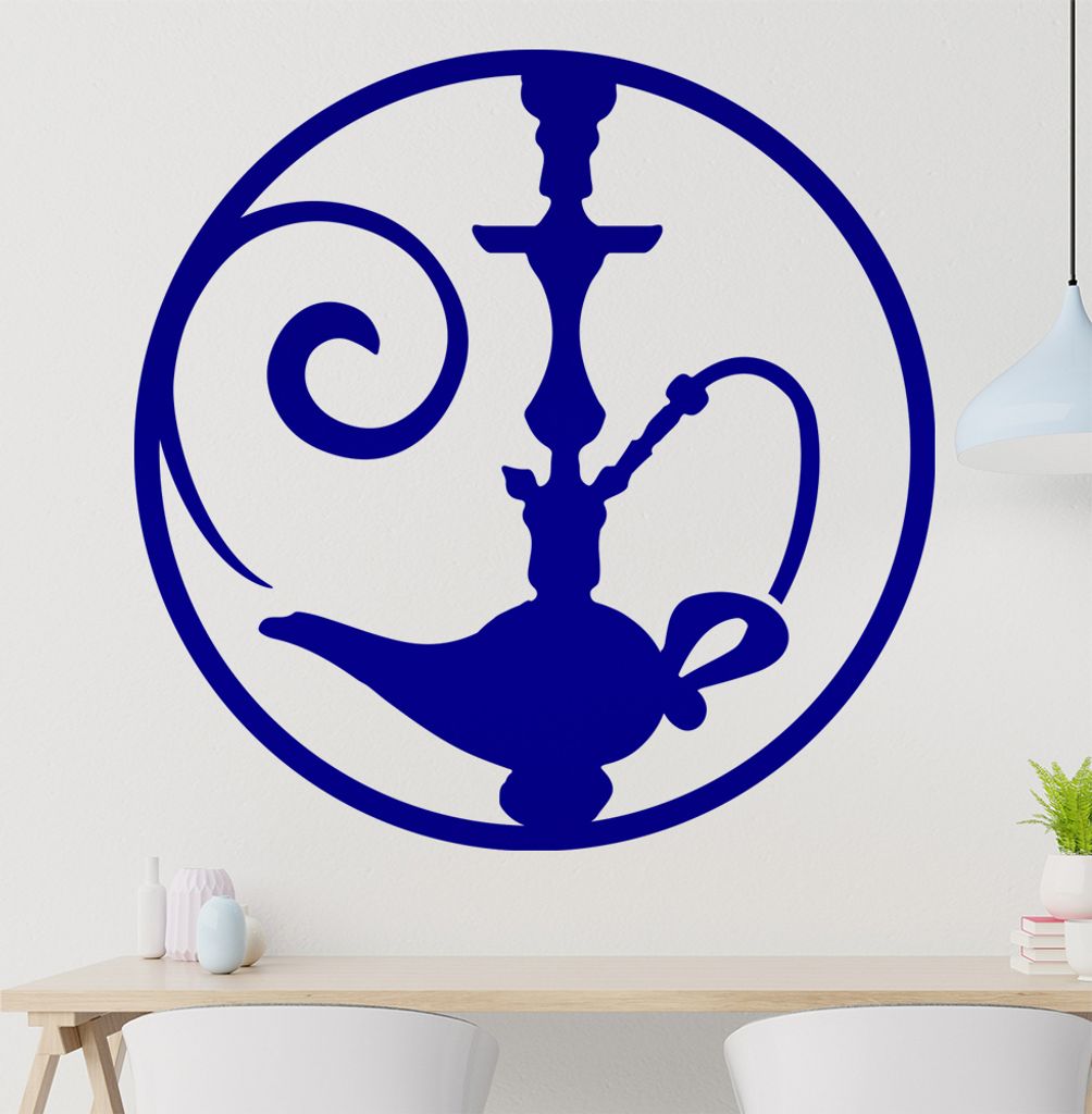 Wunderlampe Wandtattoo in 6 Größen - Wandaufkleber Wall Sticker - Dekoration, Küche, Wohnzimmer, Schlafzimmer, Badezimmer
