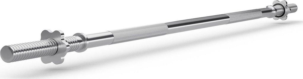ZIPRO Langhantelstange 150 cm – Hantelstange aus verchromtem Stahl – Inkl. Sternverschlüsse – Belastbar bis 160 kg – Für Krafttraining &...