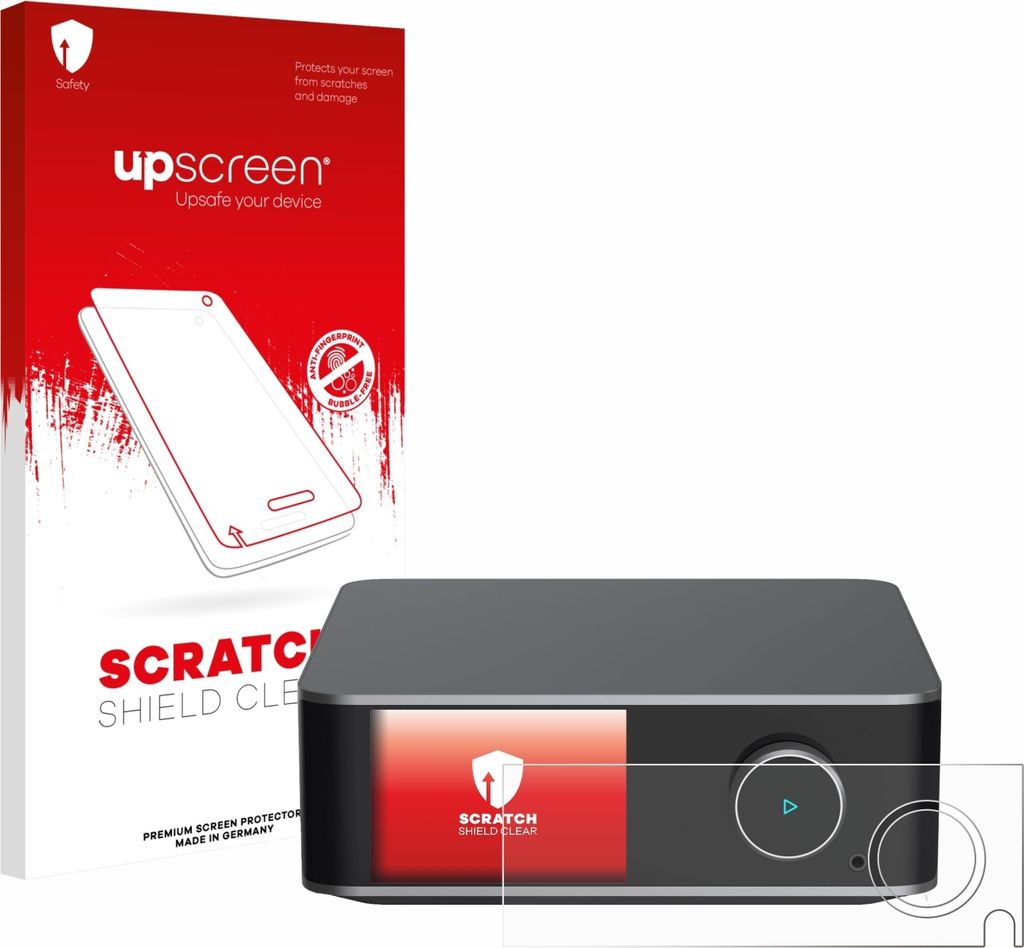 upscreen Schutzfolie für WiiM Ultra Displayschutz Displayschutzfolie Folie Klar Transparent