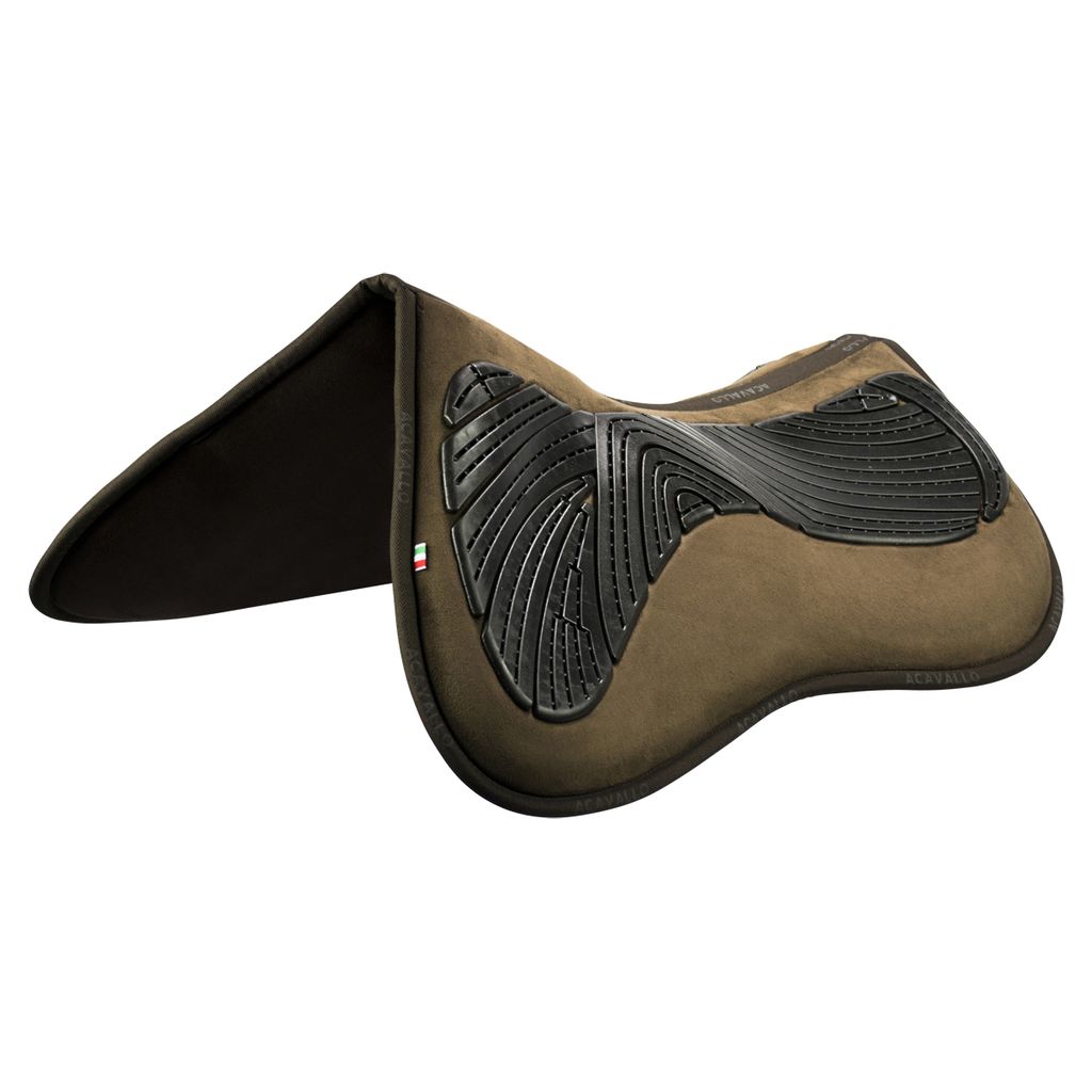 Acavallo Pocket Gel And Memory Foam Half Pad Risers, Farbe:Brown, Größe:2