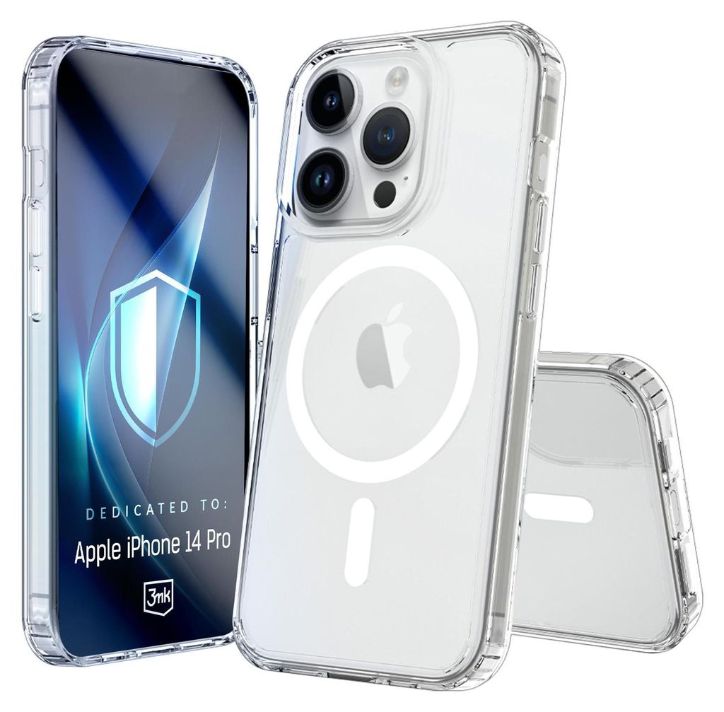 3MK Armor MagCase iPhone 14 Pro MagSafe clear