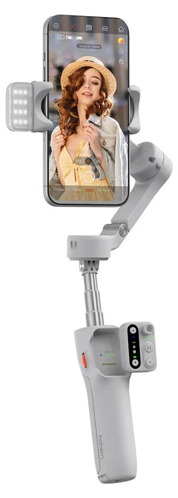 Hohem iSteady X3 Stabilisateur Smartphone Gris avec Suivi IA Intelligent
