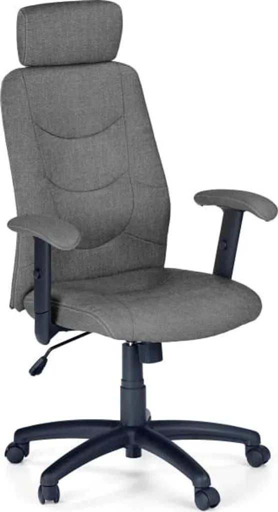 Fauteuil de bureau Stilo 2 gris cendré idéal pour le télétravail long
