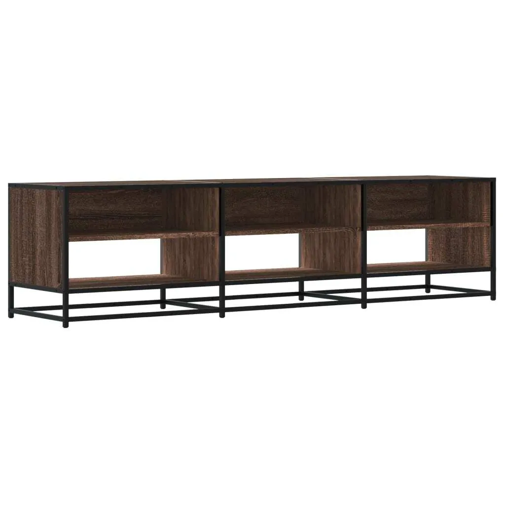SYFAX Porta TV 180x40x46 cm Rovere Marrone Legno Multistrato Solido