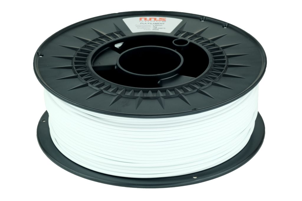 NuNus PLA 1,75mm weiß Filament 1KG,Premium 3D Filament Produktbild 