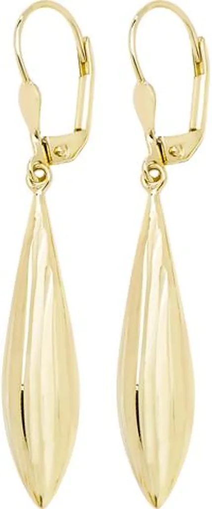 Boucles d'Oreilles Créoles Or 375/1000 - Idéal Cadeau Femme Élégante