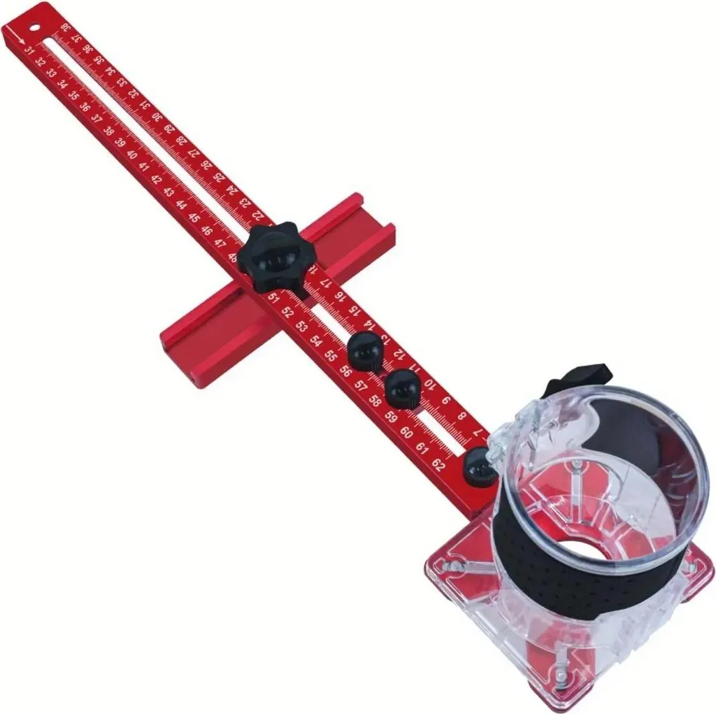 Jig de fraisage 4 en 1 pour défonceuse - Support rainurage en aluminium