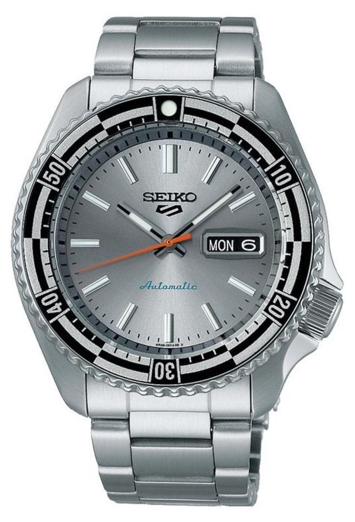 Seiko 5 Sports Armbanduhr Special Edition Silber SRPK09K1 Produktbild 
