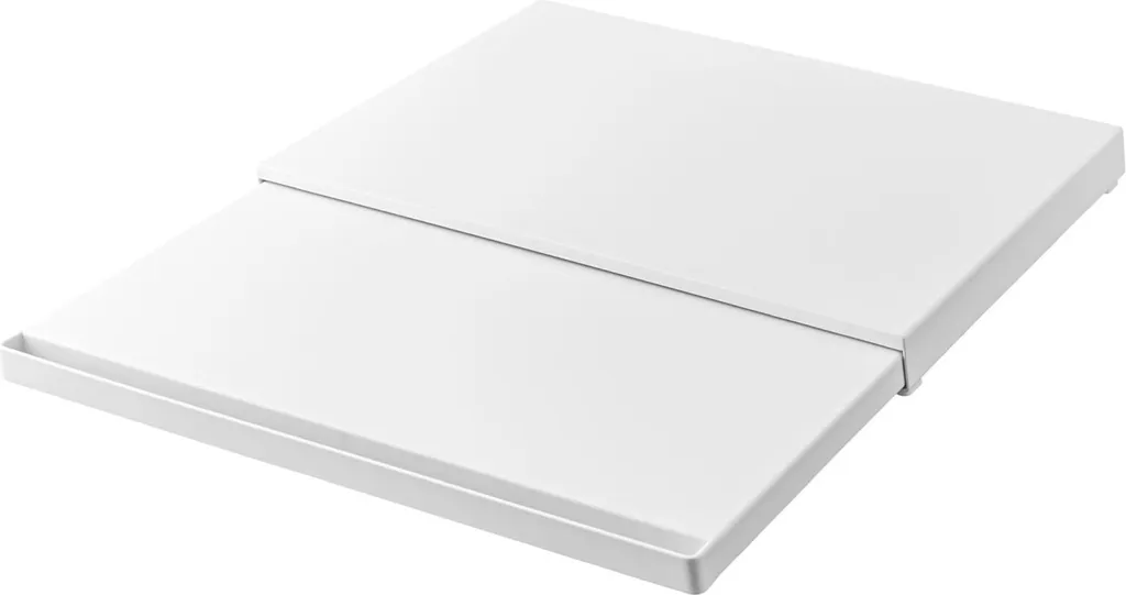 Yamazaki Tower Scaffale Metallo Estraibile 45cm - Bianco Minimalista - 4
