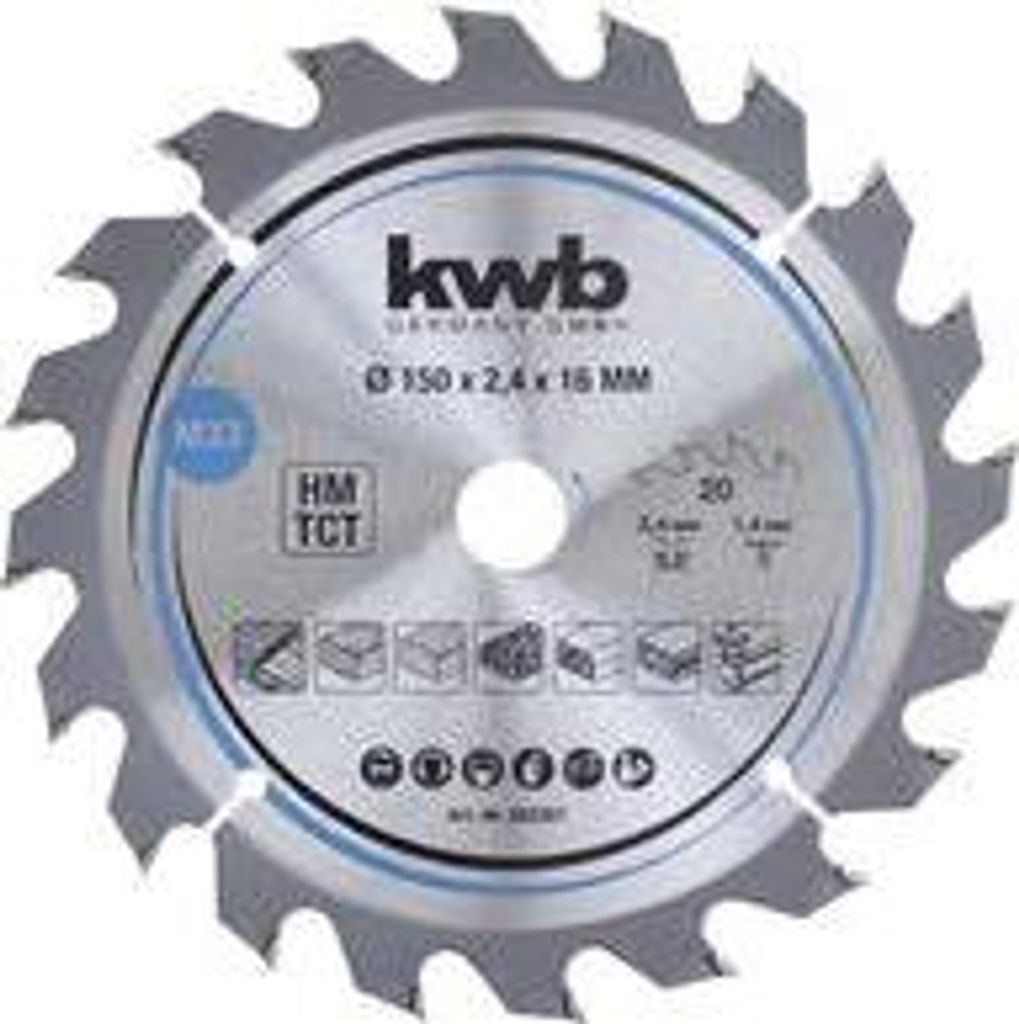 kwb 583357 Hartmetall Kreissägeblatt 150 x 16 mm 1 St Produktbild 