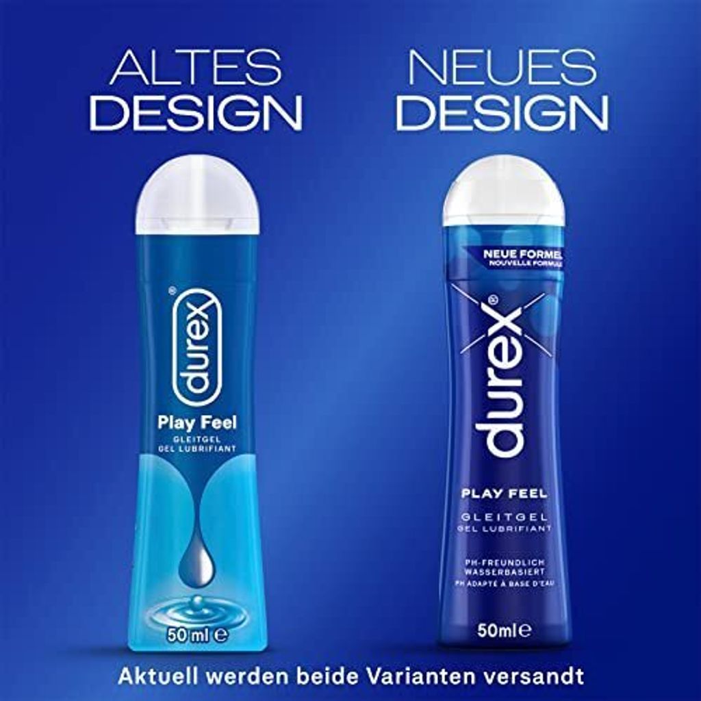 Durex Ausprobier-Set mit Play Feel Gleitgel 100ml &