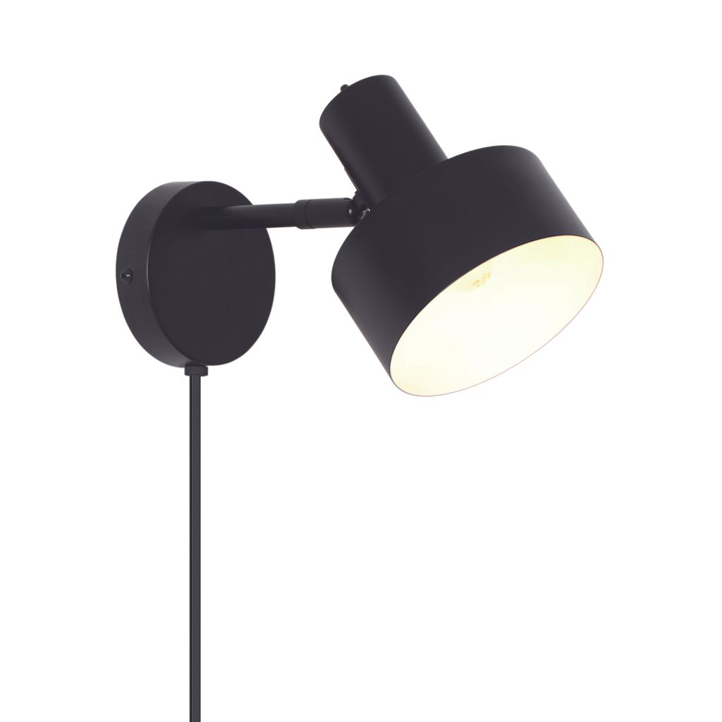 Design wandlamp Matis zwart Productafbeelding 