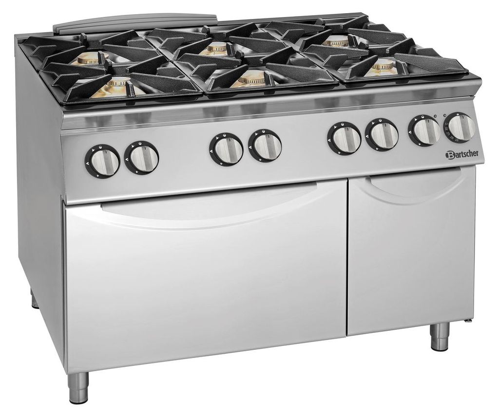 Gasherd 900 6 Flammen EBO Produktbild 
