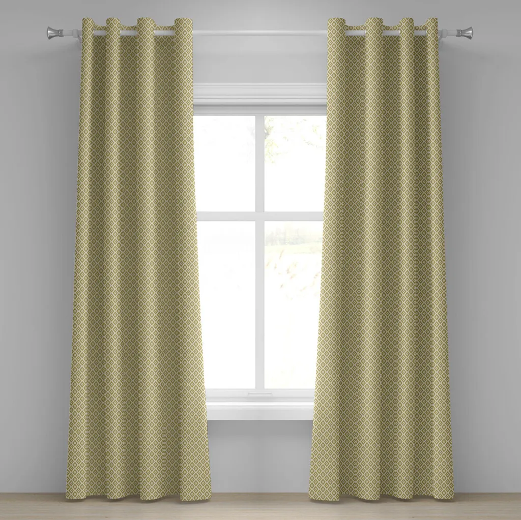 Tenda Vintage ABAKUHAUS 280x245 Giallo e Crema | Arredo Retrò