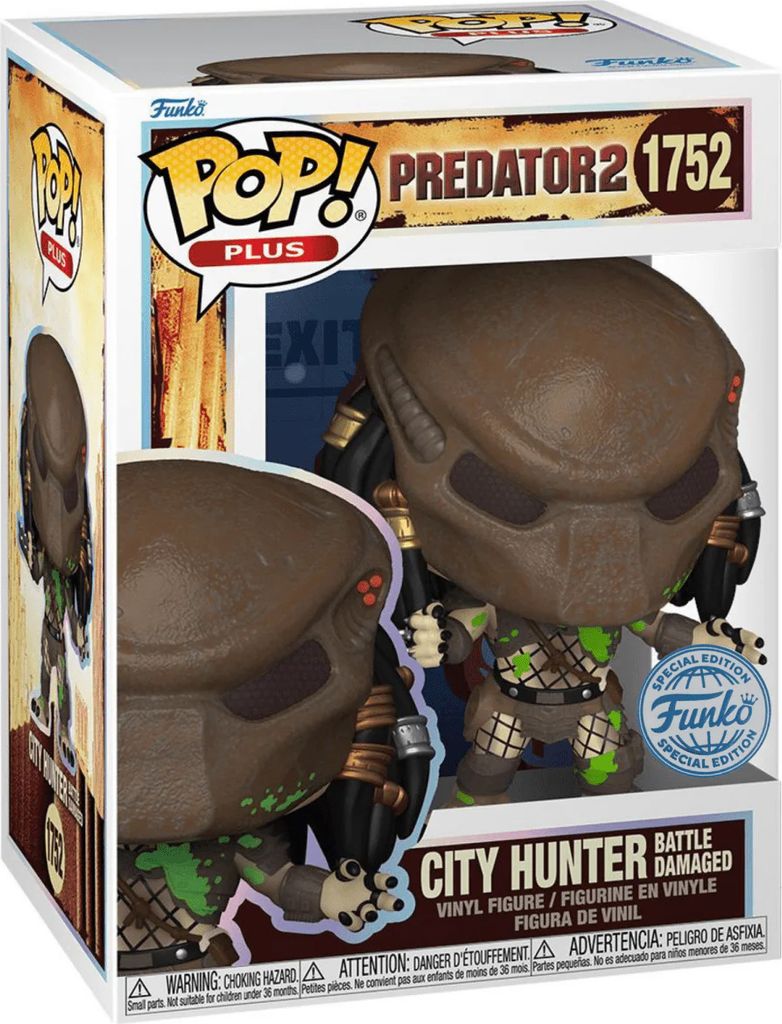 Funko POP Predator 1752 City Hunter Battle Damaged Plus Zdjęcie produktu 