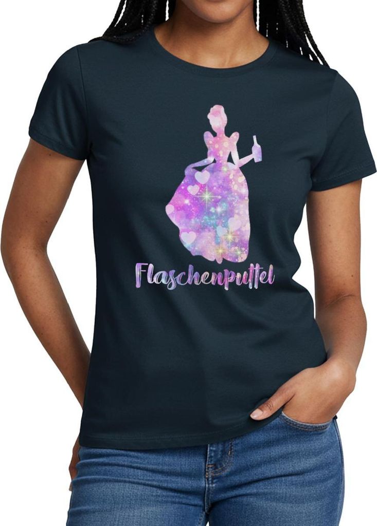 Spreadshirt JGA Frauen | Flaschenputtel Frauen T-Shirt, S, Navy