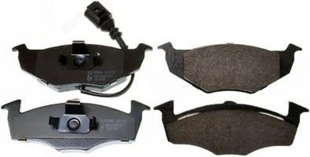 DENCKERMANN B111119 Bremsbelagsatz, Scheibenbremse OE 6Q0698151B kompatibel mit Fabia, Polo 9N