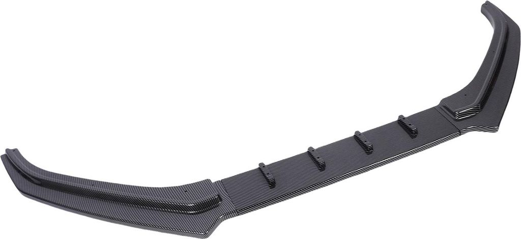 3-teiliges Frontstoßstangenlippen-Splitter-Spoiler-Body-Kit, verbessert die Aerodynamik, Diffusor-Ersatz für MK5 6R 2010–2014, Kohlefaser-Stil