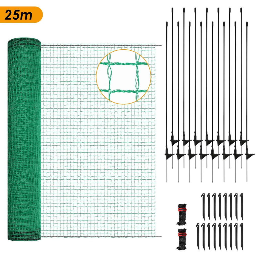Izrielar Mobiler Hundezaun Weidezaun 115 cm x 25 m – Produktbild 