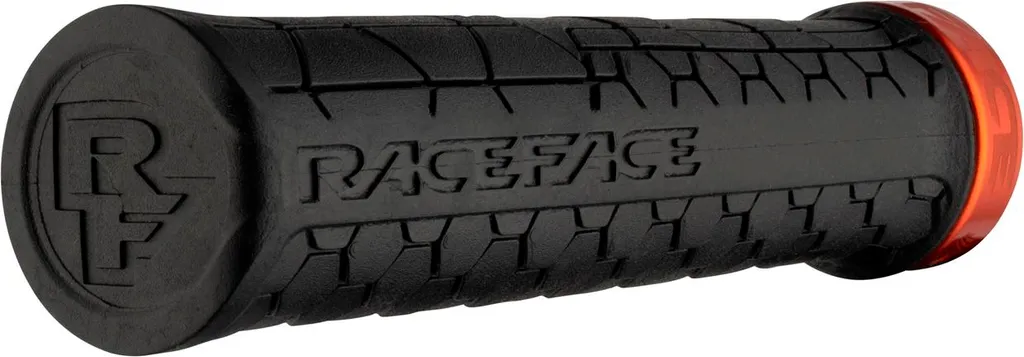 Race Face Getta Grips 30mm avec Lock-On Noir et Orange pour VTT