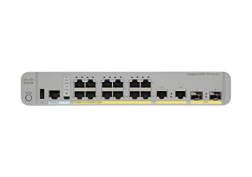 Cisco WS-C3560CX-8PC-S Cisco WS-C3560CX-8PC-S Image du produit 